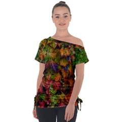 Fall Ivy Tie-up Tee