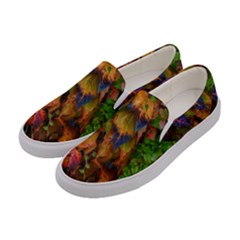 Fall Ivy Women s Canvas Slip Ons by okhismakingart