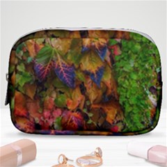 Fall Ivy Make Up Pouch (small) by okhismakingart