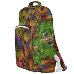 Fall Ivy Double Compartment Backpack by okhismakingart