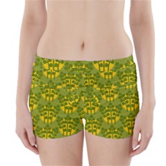 Texture Plant Herbs Green Boyleg Bikini Wrap Bottoms by Mariart