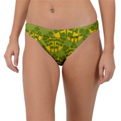 Texture Plant Herbs Green Band Bikini Bottom by Mariart