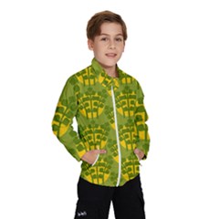 Texture Plant Herbs Green Kids  Windbreaker