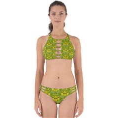 Texture Plant Herbs Green Perfectly Cut Out Bikini Set by Mariart