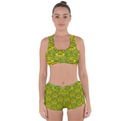 Texture Plant Herbs Green Racerback Boyleg Bikini Set by Mariart