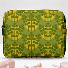 Texture Plant Herbs Green Make Up Pouch (large)