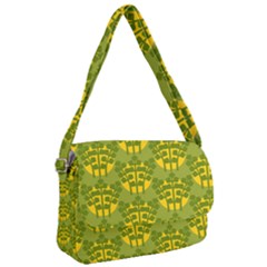 Texture Plant Herbs Green Courier Bag