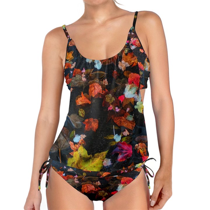 Leaves and Puddle Tankini Set