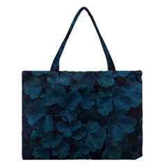 Columbine Leaves Medium Tote Bag by okhismakingart