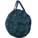 Columbine Leaves Giant Round Zipper Tote View1