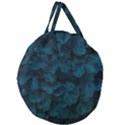 Columbine Leaves Giant Round Zipper Tote View2