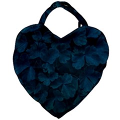 Columbine Leaves Giant Heart Shaped Tote by okhismakingart