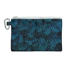 Columbine Leaves Canvas Cosmetic Bag (large) by okhismakingart