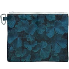 Columbine Leaves Canvas Cosmetic Bag (xxxl) by okhismakingart