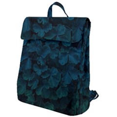 Columbine Leaves Flap Top Backpack by okhismakingart