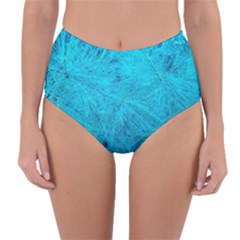 Turquoise Pine Reversible High-waist Bikini Bottoms by okhismakingart