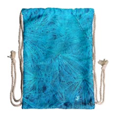 Turquoise Pine Drawstring Bag (large) by okhismakingart