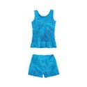 Turquoise Pine Kids  Boyleg Swimsuit View2