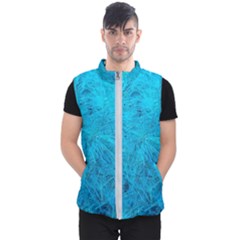 Turquoise Pine Men s Puffer Vest by okhismakingart