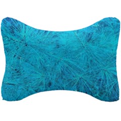 Turquoise Pine Seat Head Rest Cushion by okhismakingart