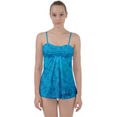 Turquoise Pine Babydoll Tankini Set by okhismakingart