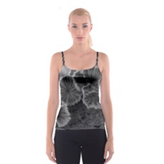 Tree Fungus Black And White Spaghetti Strap Top by okhismakingart