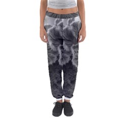 Tree Fungus Black And White Women s Jogger Sweatpants by okhismakingart