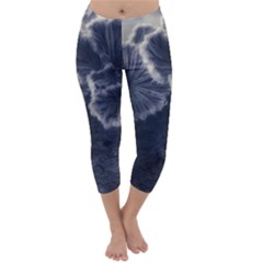 Tree Fungus Ii Capri Winter Leggings  by okhismakingart