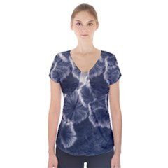 Tree Fungus Ii Short Sleeve Front Detail Top by okhismakingart