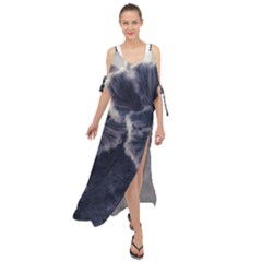 Tree Fungus Ii Maxi Chiffon Cover Up Dress by okhismakingart