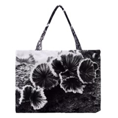 Tree Fungus High Contrast Medium Tote Bag by okhismakingart