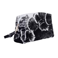 Tree Fungus High Contrast Wristlet Pouch Bag (medium) by okhismakingart