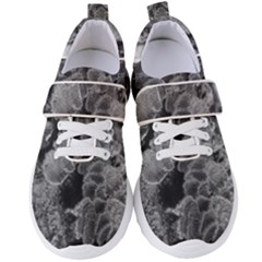 Tree Fungus Branch Vertical Black And White Women s Velcro Strap Shoes by okhismakingart