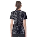 Tree Fungus Branch Vertical High Contrast Women s Cotton Tee View2