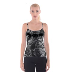 Tree Fungus Branch Vertical High Contrast Spaghetti Strap Top by okhismakingart