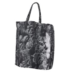 Tree Fungus Branch Vertical High Contrast Giant Grocery Tote by okhismakingart