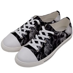 Tree Fungus Branch Vertical High Contrast Women s Low Top Canvas Sneakers by okhismakingart