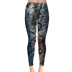 Tree Fungus Branch Vertical Leggings  by okhismakingart