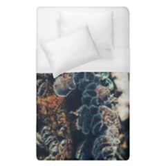 Tree Fungus Branch Vertical Duvet Cover (single Size) by okhismakingart