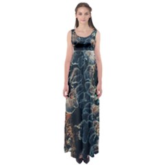 Tree Fungus Branch Vertical Empire Waist Maxi Dress by okhismakingart