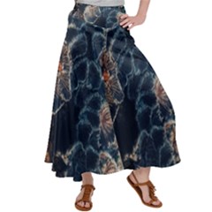 Tree Fungus Branch Vertical Satin Palazzo Pants by okhismakingart