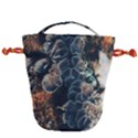 Tree Fungus Branch Vertical Drawstring Bucket Bag View2