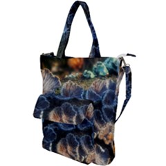 Tree Fungus Branch Shoulder Tote Bag by okhismakingart