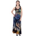 Tree Fungus Branch Sleeveless Velour Maxi Dress View1