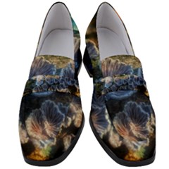 Tree Fungus Branch Women s Chunky Heel Loafers by okhismakingart