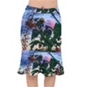 Sunflowers and Wild Weeds Mermaid Skirt View1