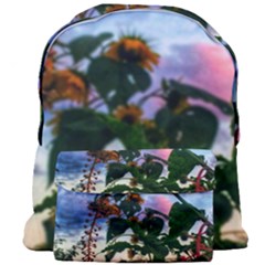 Sunflowers And Wild Weeds Giant Full Print Backpack by okhismakingart