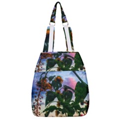 Sunflowers And Wild Weeds Center Zip Backpack by okhismakingart