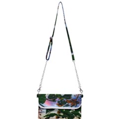 Sunflowers And Wild Weeds Mini Crossbody Handbag by okhismakingart