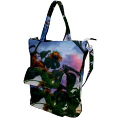 Sunflowers And Wild Weeds Shoulder Tote Bag by okhismakingart